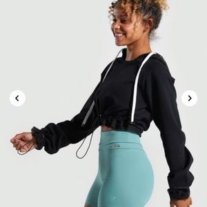 NWT Gymshark x Whitney Simmons cropped hoodie XS